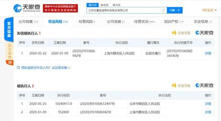江蘇車置寶信息科技股份成被執(zhí)行人，執(zhí)行標(biāo)的超千萬